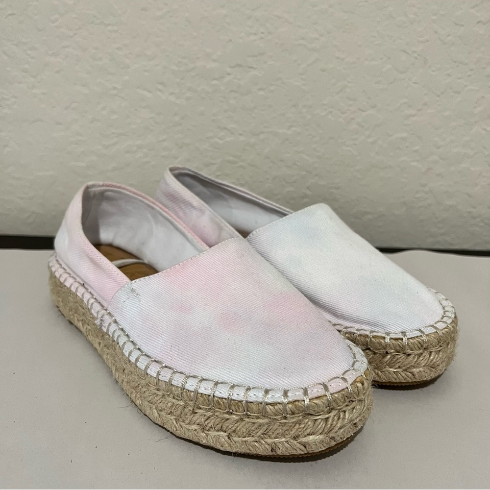 Splendid Laney Pastel Tie Dye Espadrilles Size 7.5